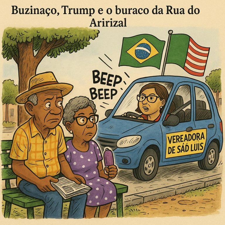 A_hand-drawn_and_colored_political_cartoon_titled_